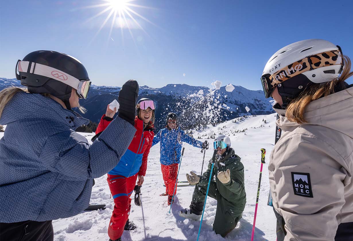 schischule saalbach schneeball schlacht