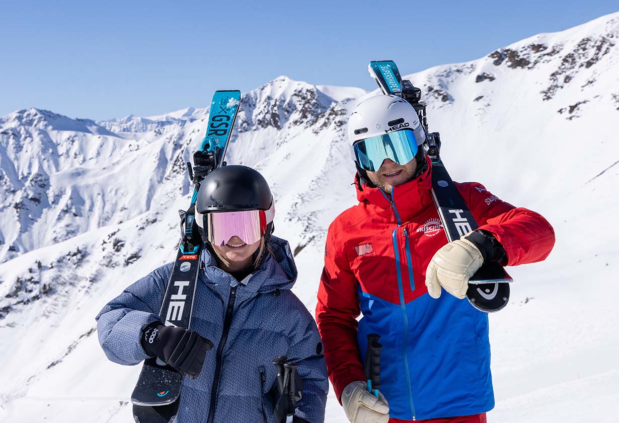 skifahren lernen saalbach privat
